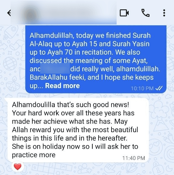 WhatsApp Conversation